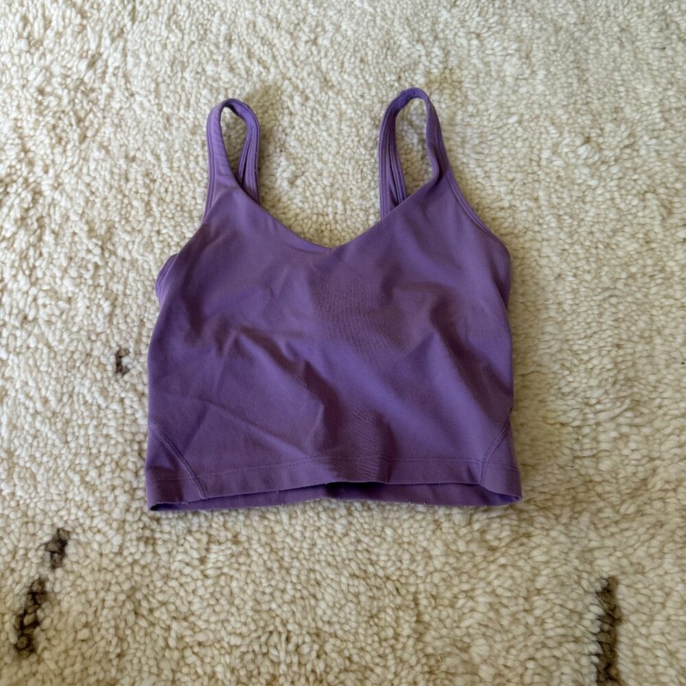 Lululemon Align Tank Top Light Support, A/B Cup Size 0 - Purple